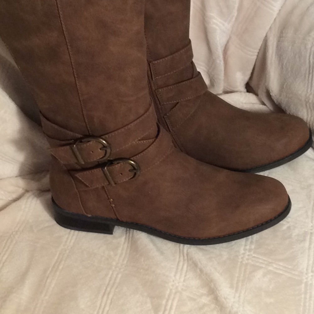 Madden Girl Karmin Brown Size 7 Wide - Picture 5 of 10